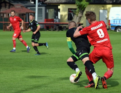 VII kolejka ligowa: HURAGAN - Noteć Czarnków 2:0 (0:0)