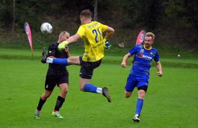 VIII kolejka ligowa: HURAGAN - SKP Słupca 2:2 (2:0)	