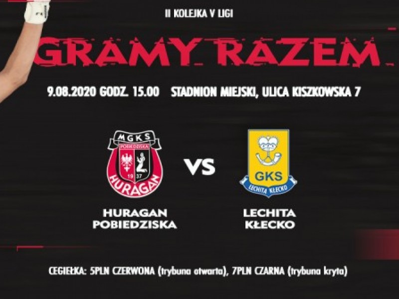 Zapowiedź - niedziela, 15:00, HURAGAN - Lechita Kłecko